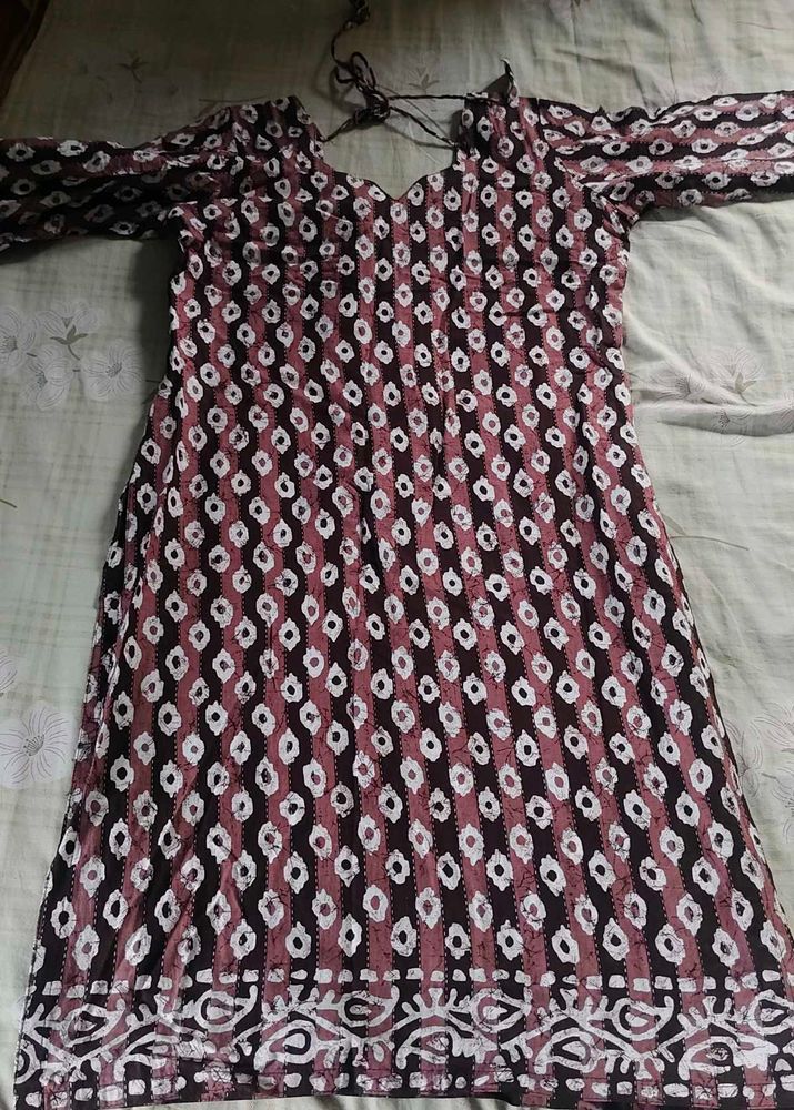 Stylish Printed Cotton Kurta
