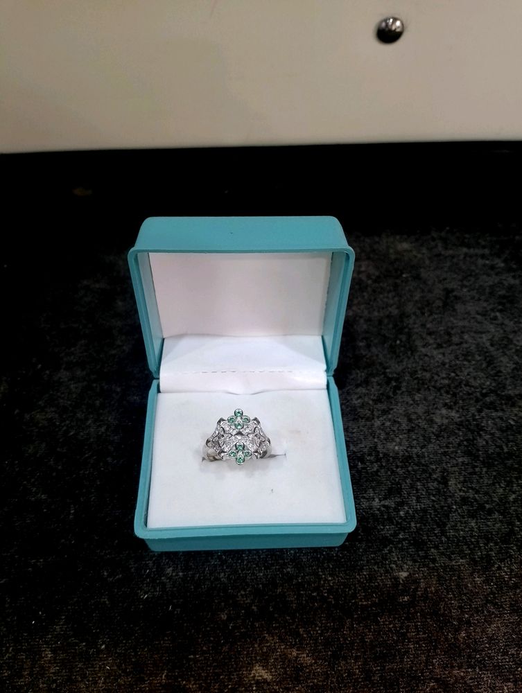 Diamond Ring Pure Silver 925