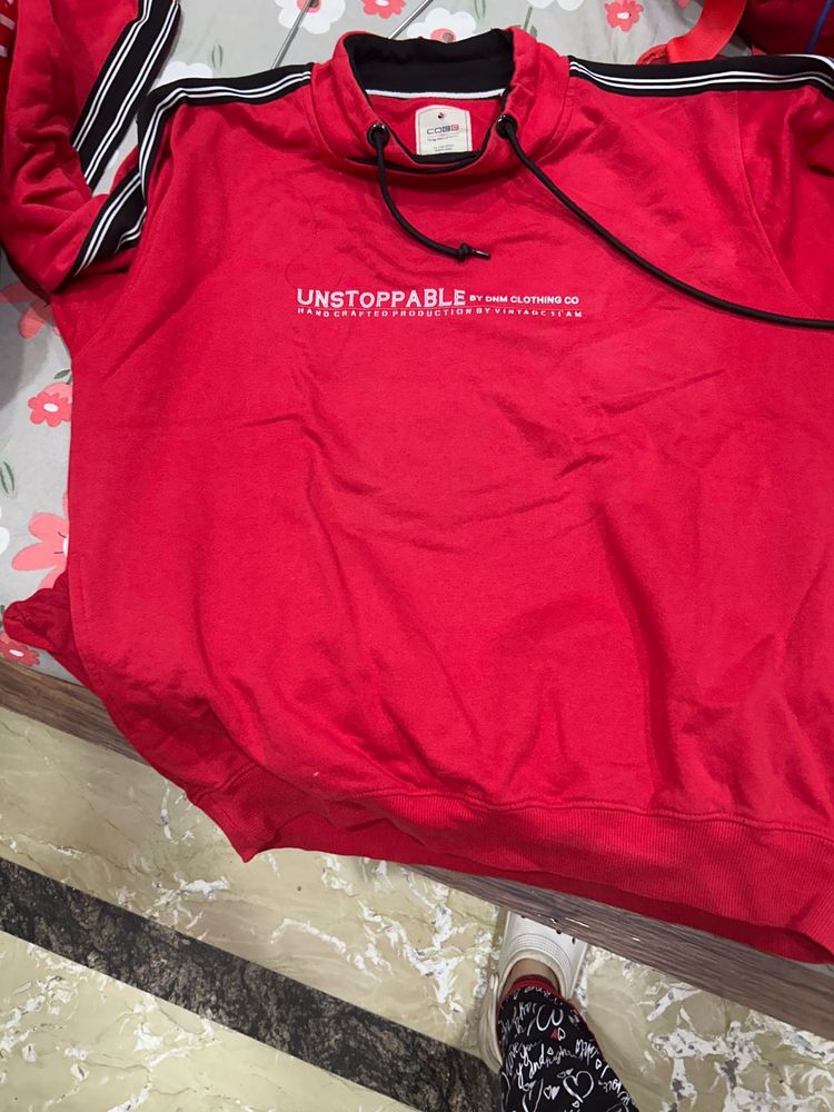 Diwali offer Red 'Unstoppable' Sweatshirt