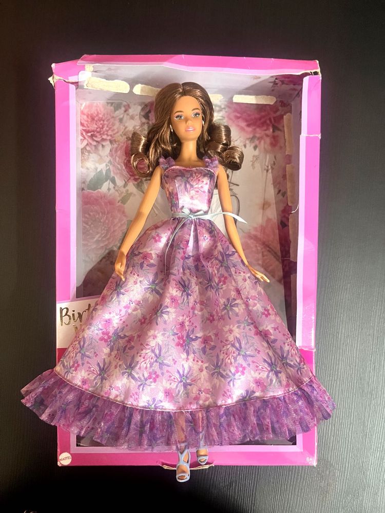 Barbie Birthday Wishes Doll in Floral Gown
