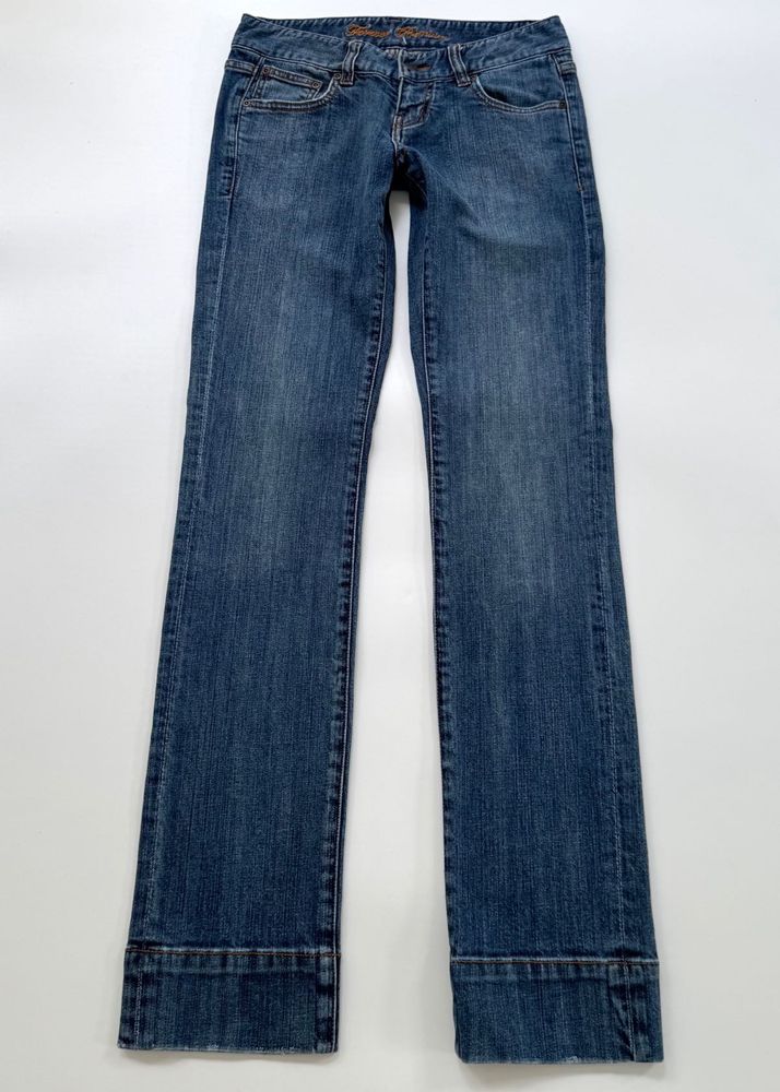 Y2K low rise straight jeans