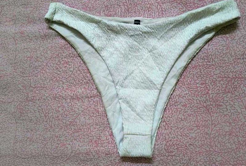 White Thong Bikini Bottom