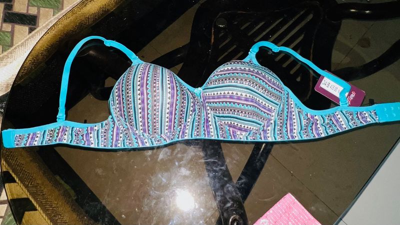 Multicoloured Push-Up Padded Bra