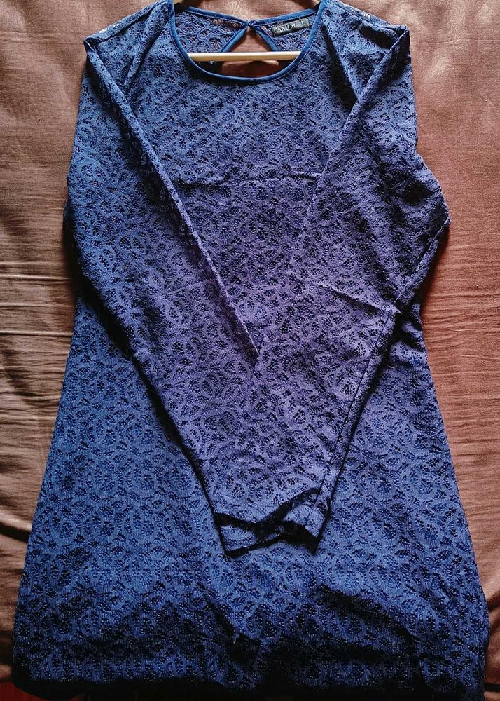 Navy Blue Designer Dress
