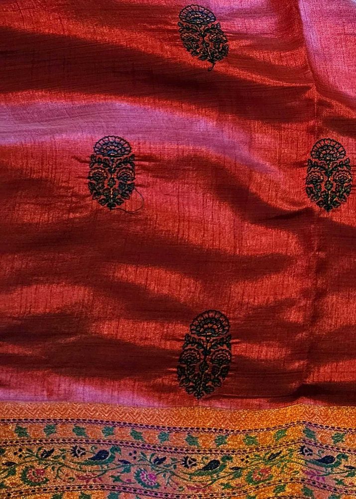 Red Silk Saree
