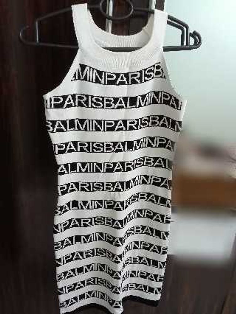 Balmain Paris Knit Tank Dress