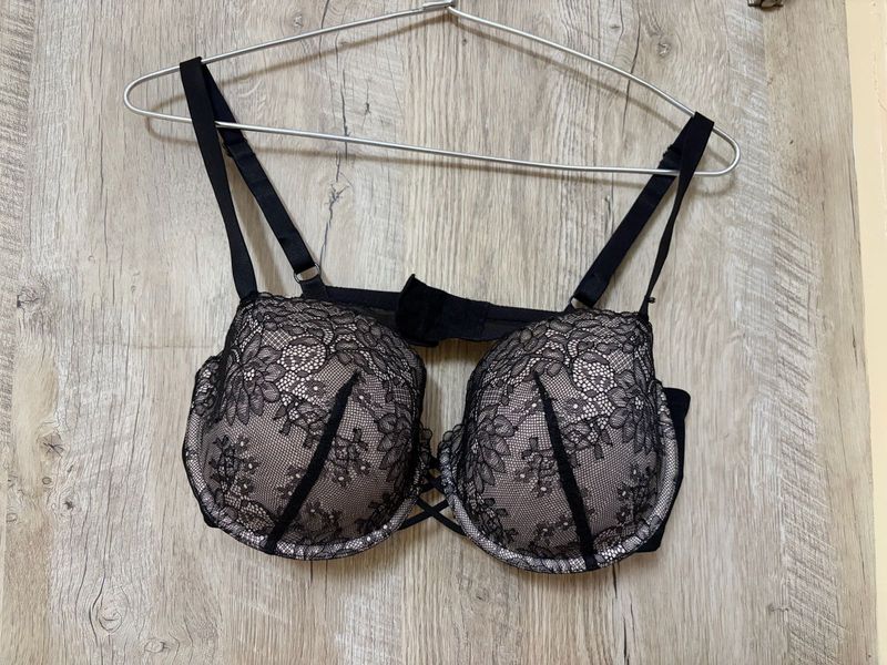 Lace Trim Push-Up Bra