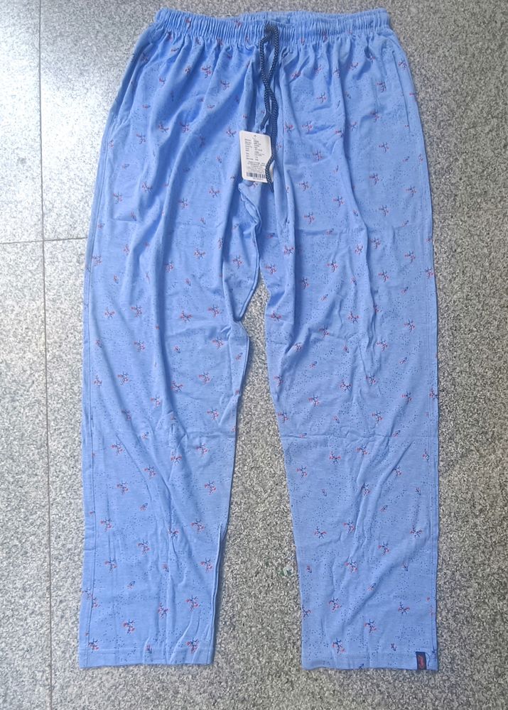 Cupid Womens Plus Size Printed Cotton Lounge Pants