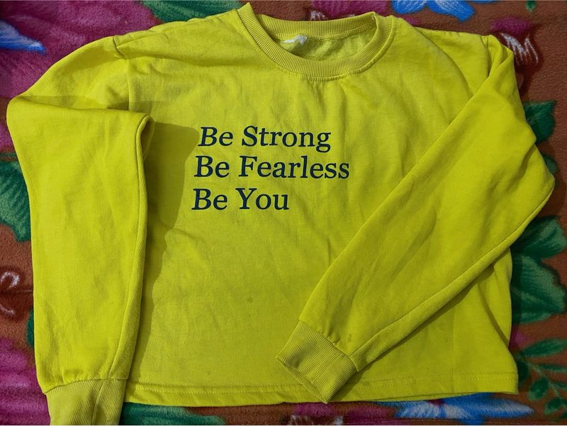 Strong Yellow Long Sweat top