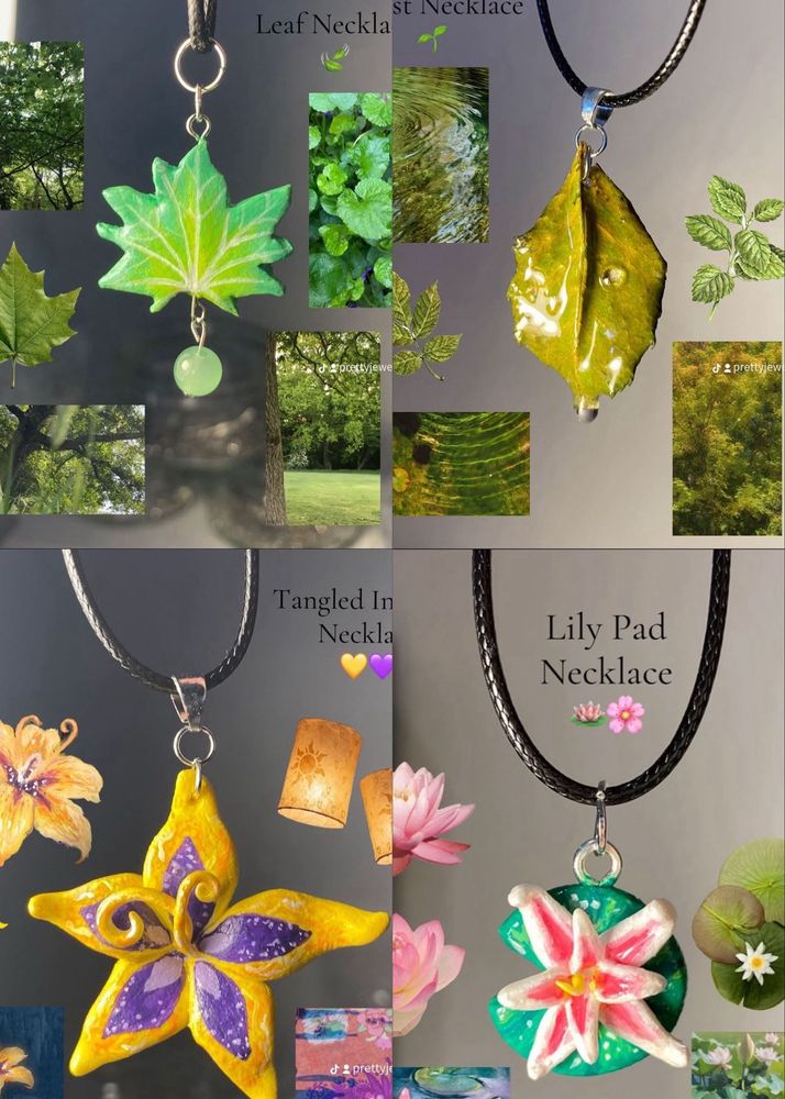 Handmade Clay Pendants 🩷