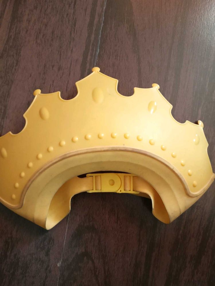 Yellow Crown Baby Shower Cap