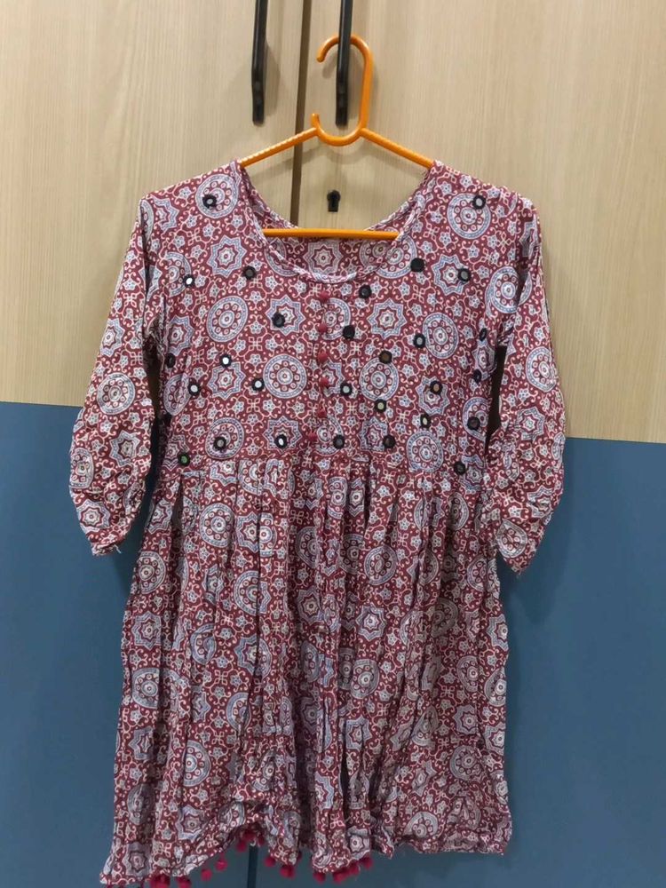 Boho Print Cotton Kurta