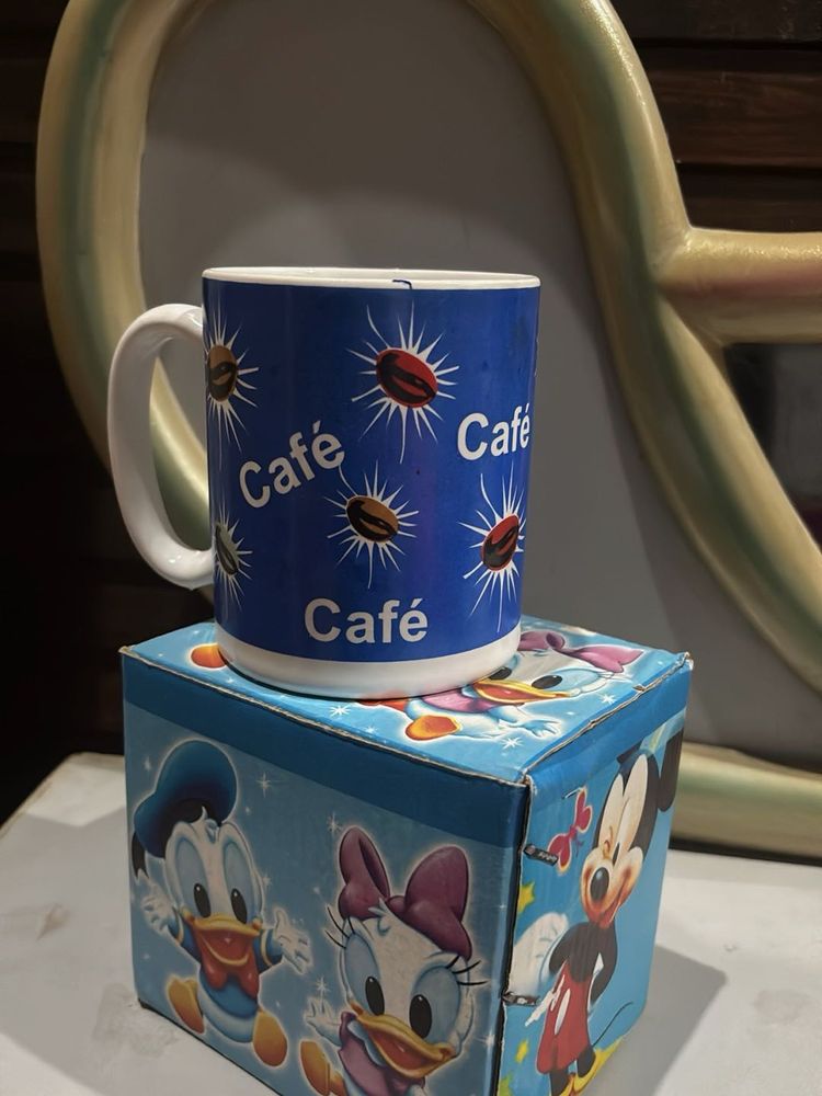 Cute Cafe Mug with Disney Box