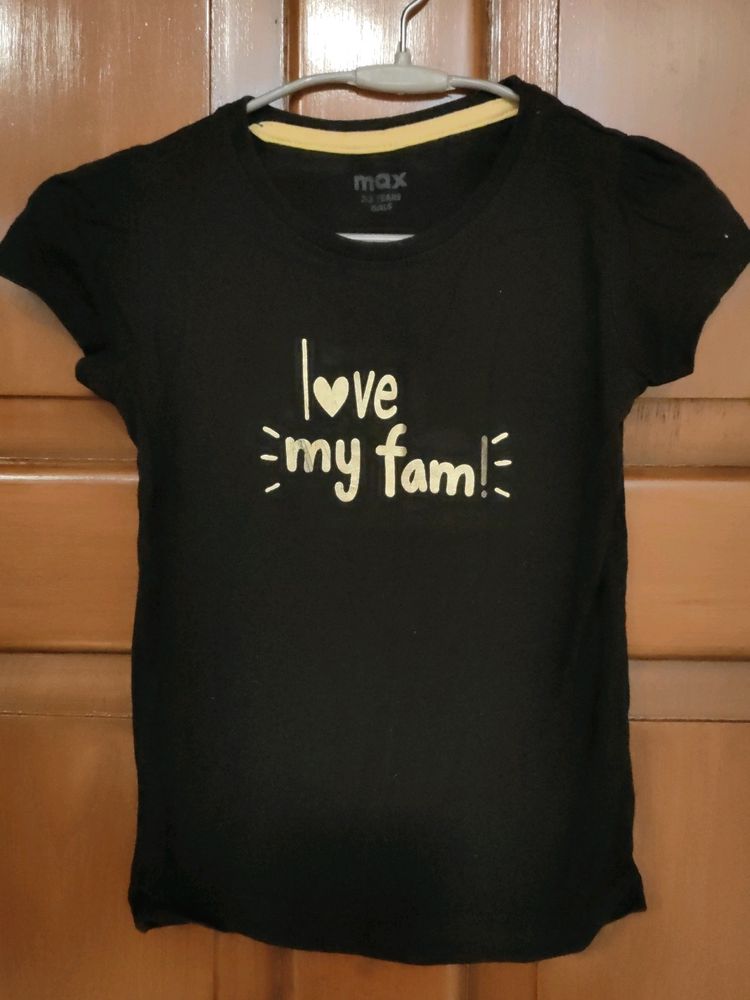 Foil Print cotton tee Shirt