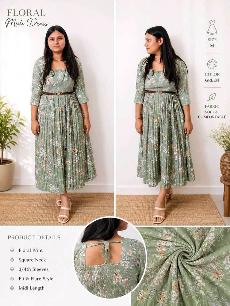 Floral Midi Dress