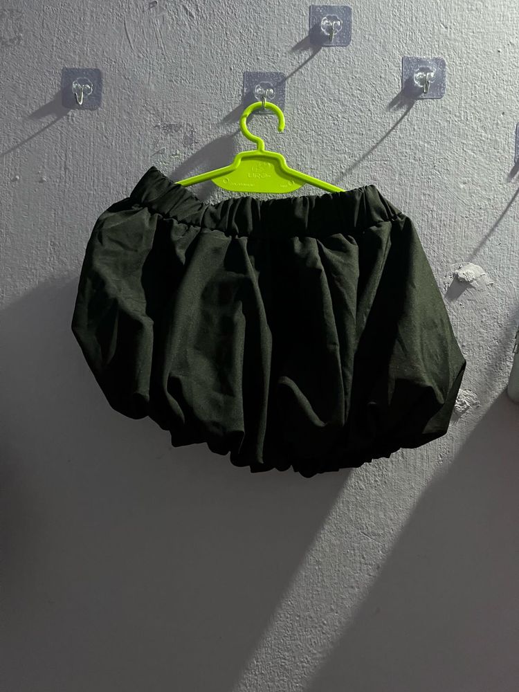 High Waisted Bubble Skirt