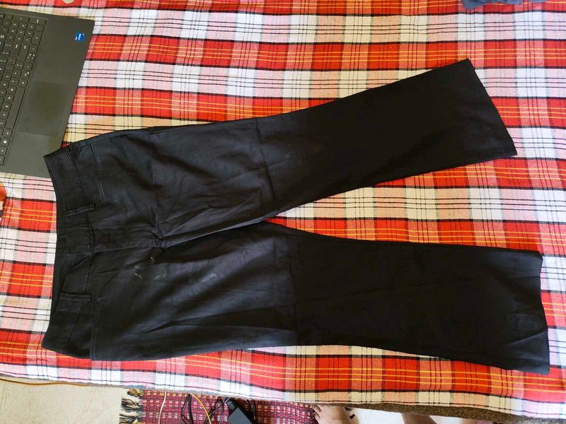 Classic Black bootcut trousers