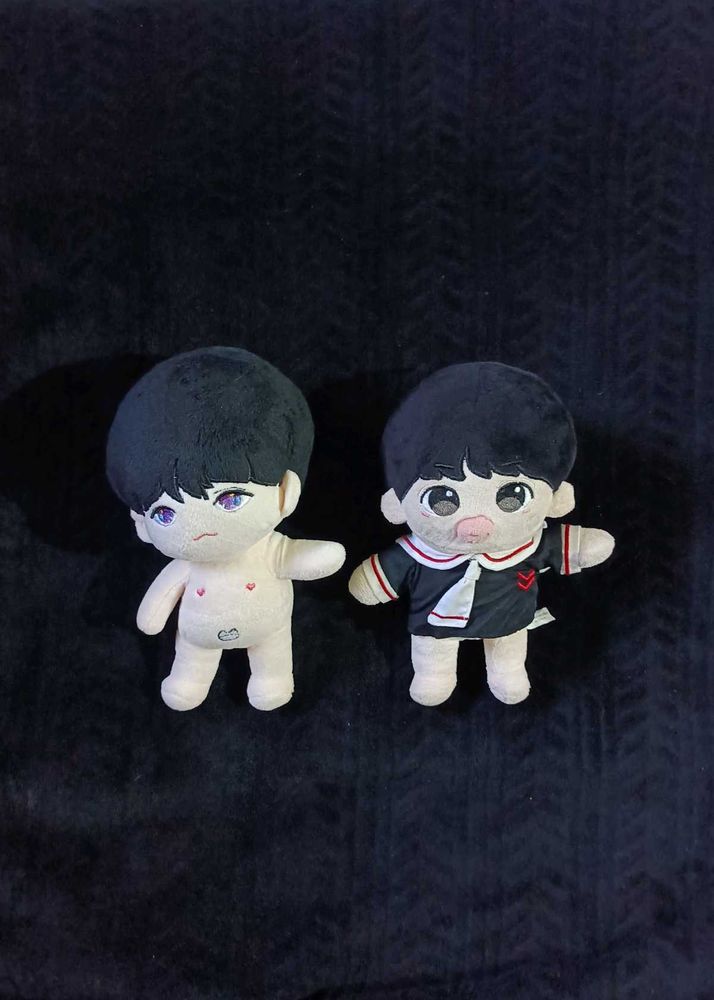 2 k-pop Cute Plush Dolls
