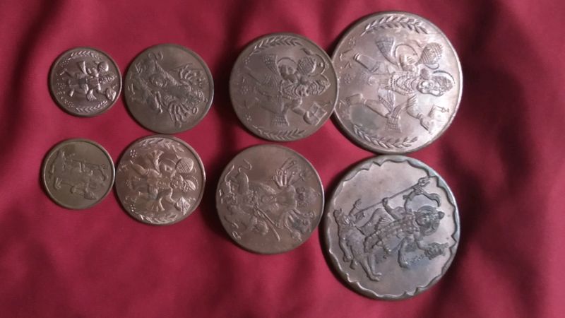 4 Size Of Token Coins(8 Coins)