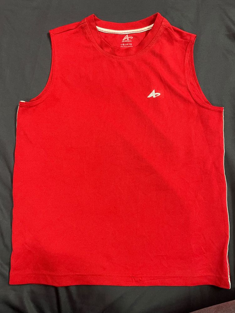 AP Red Athletic Tank Top
