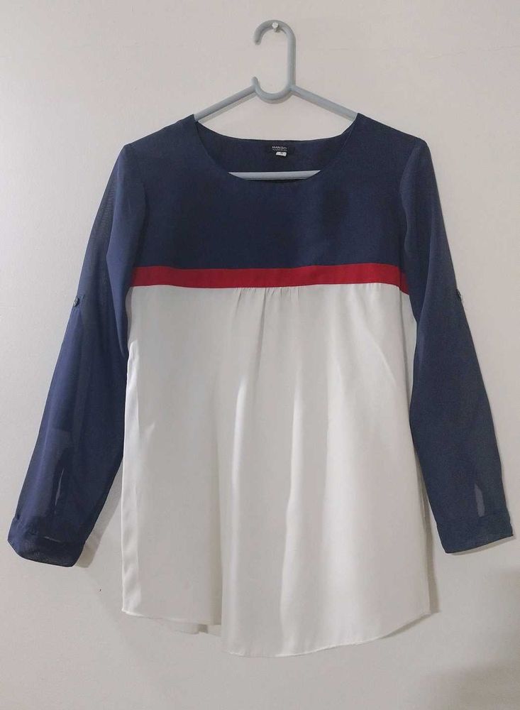 Mango Color Block Top
