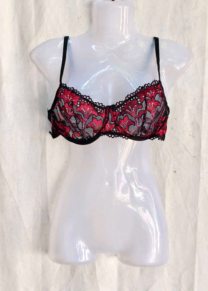 I. Lace Balconette Bra