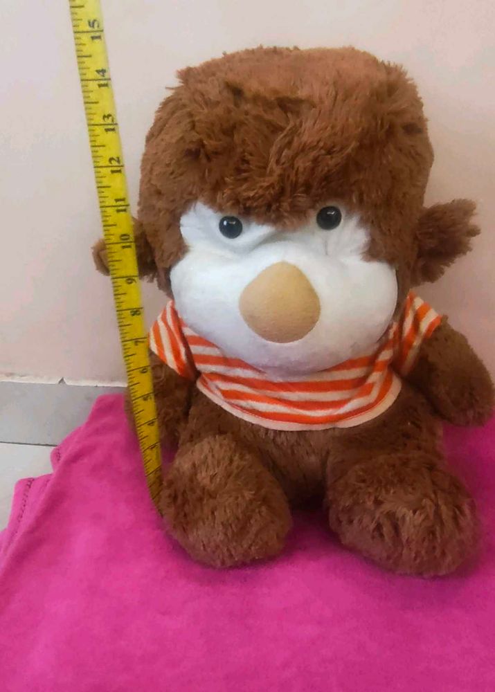 Cute Brown Plush Monkey Toy