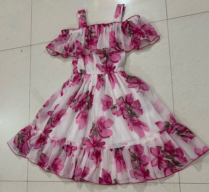 Floral Off-Shoulder Dress