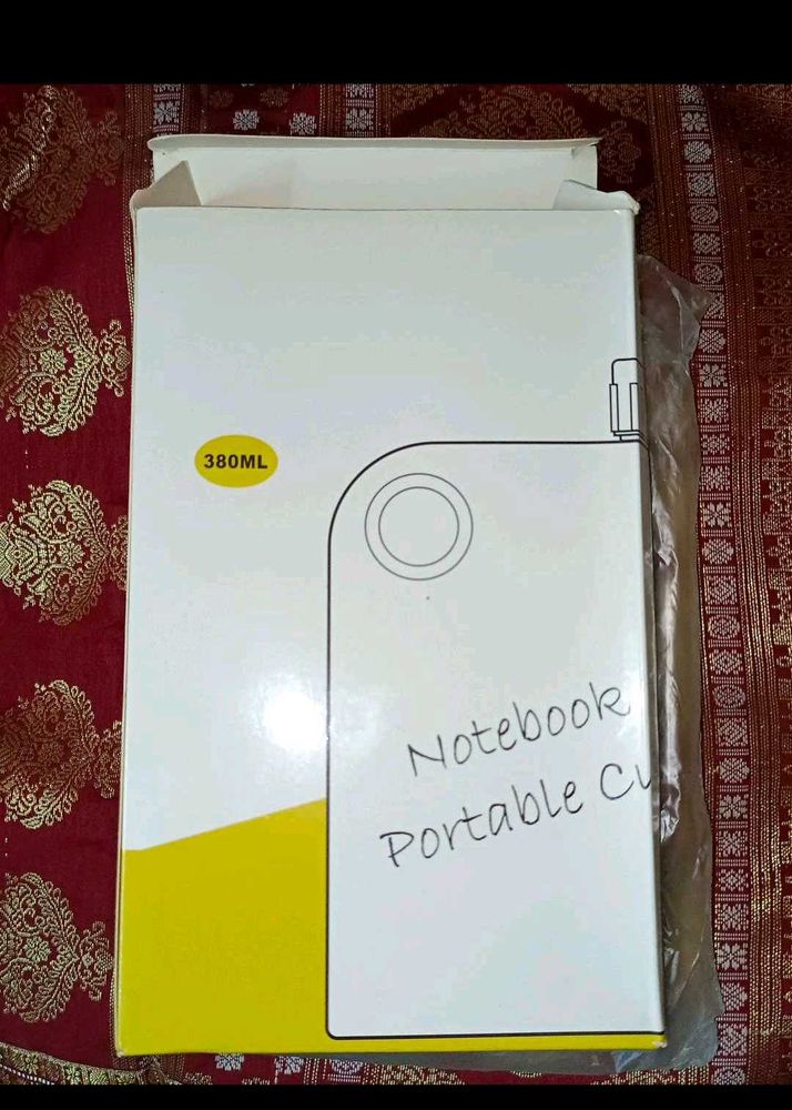 Black Notebook style bottle 380 ml (New Unused)