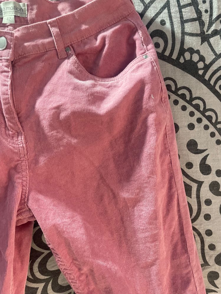 Pink Denim Slim Fit