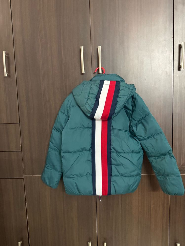 Tommy Hilfiger Puffer Jacket - Teal Green