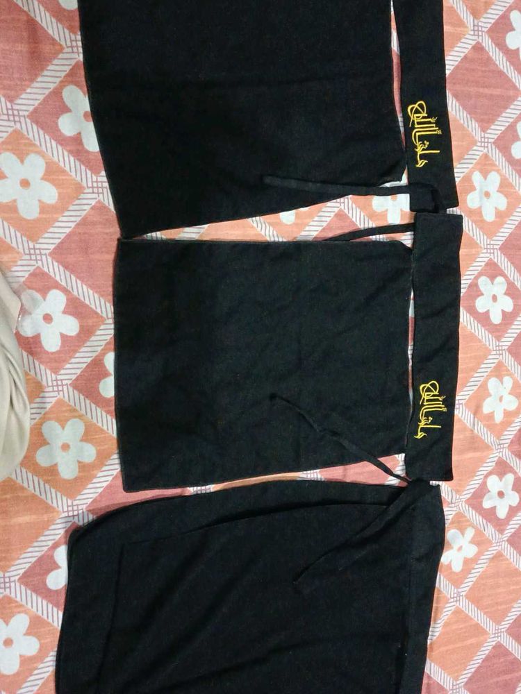 Three Combo Black Naqab/Nose Piece