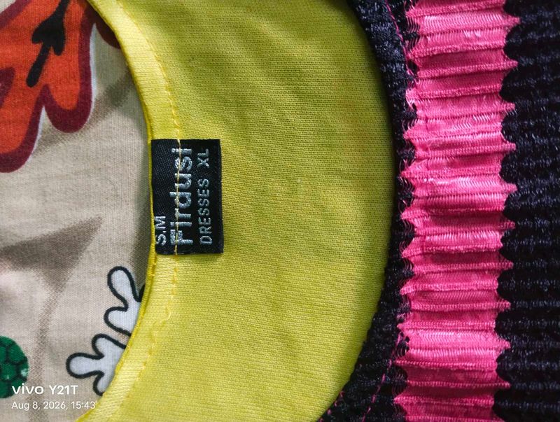 Vibrant Firdusi Dress Material