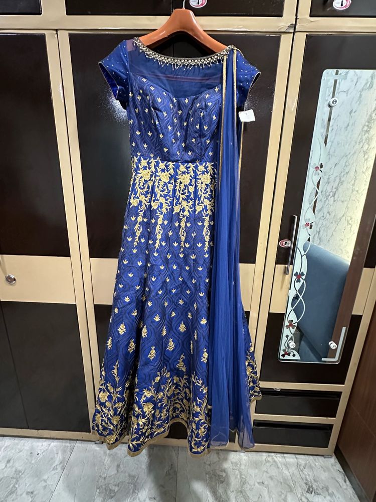 Blue Anarkali