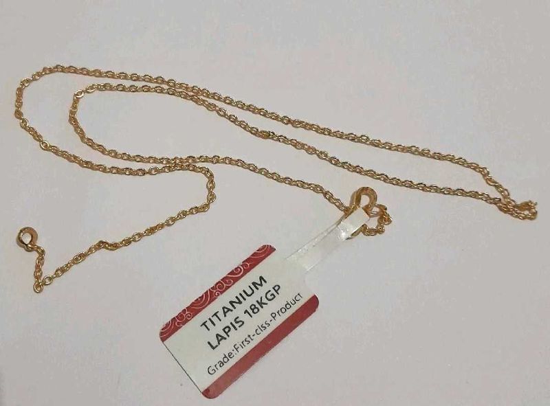 Titanium 18KGP Chain Necklace