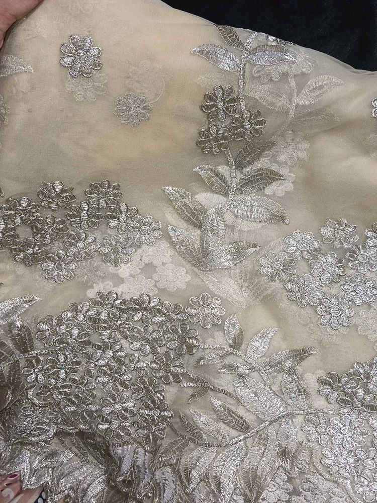 Elegant Dress/saree Material Plus Freebies