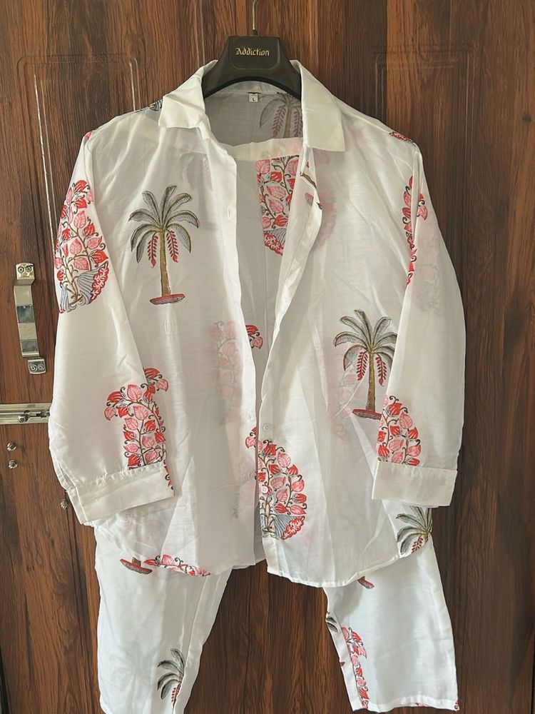 Printed tropical coord set