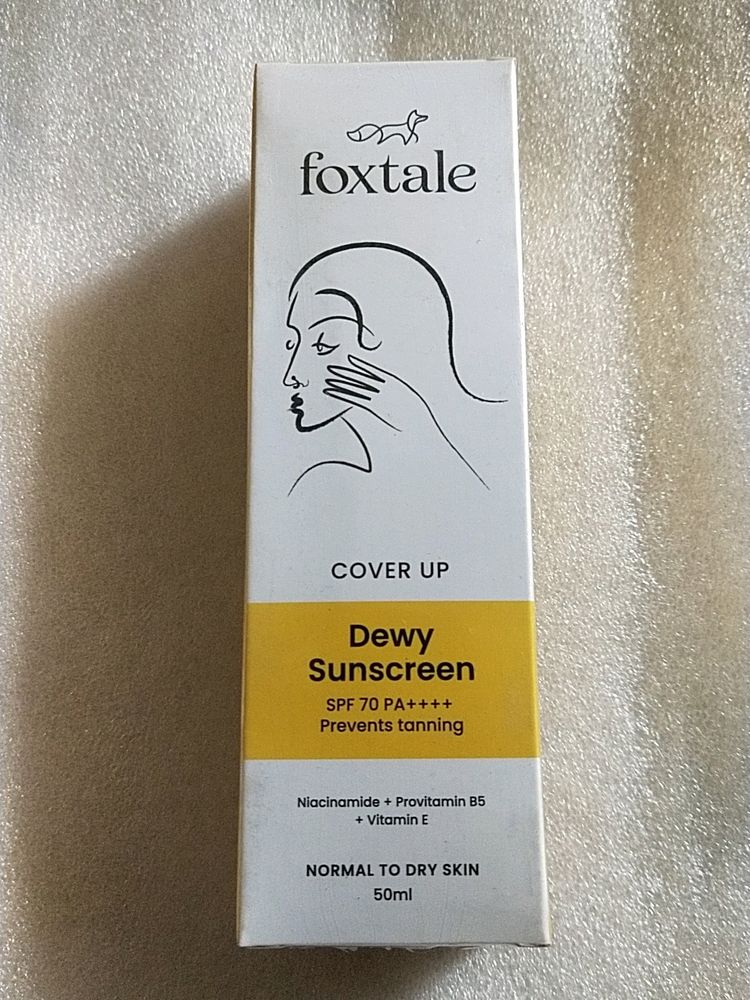 Foxtale Dewy Sunscreen SPF 70 Pa++++