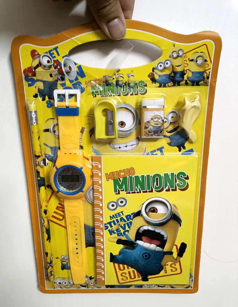 Minion Gift 🎁 Set with Watch