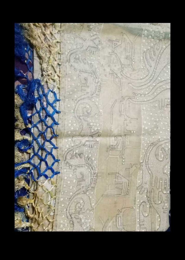 Embroidered saree