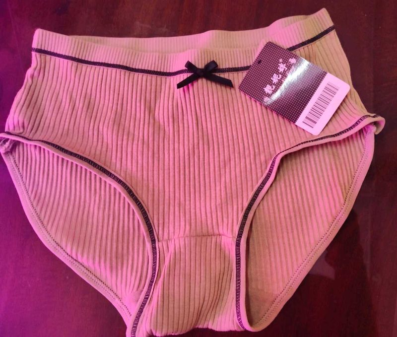 Ribbed High-Waisted Panties