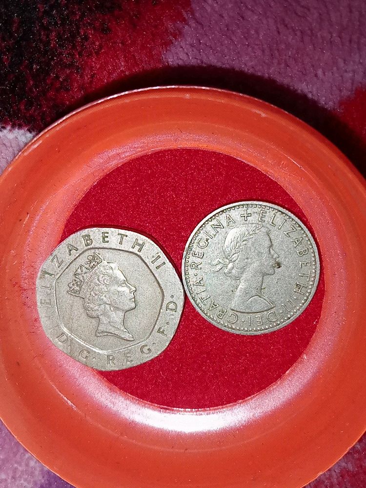 Vintage Queen Elizabeth II Coins