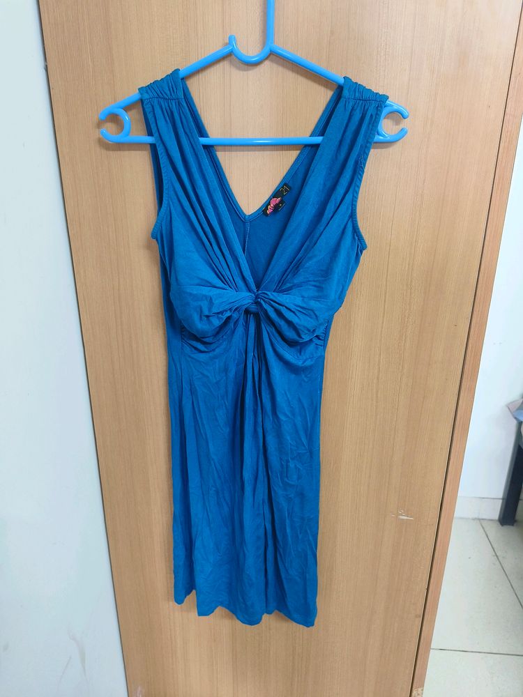 Sexy Blue Mini Dress