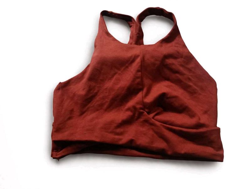 🏀Comfortable Rust Sports Bra