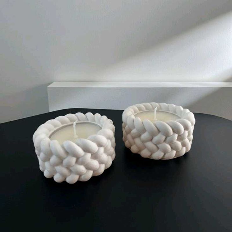 Premium handcrafted Soyawax Braided Candle