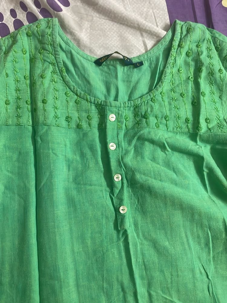Green Color Kurti