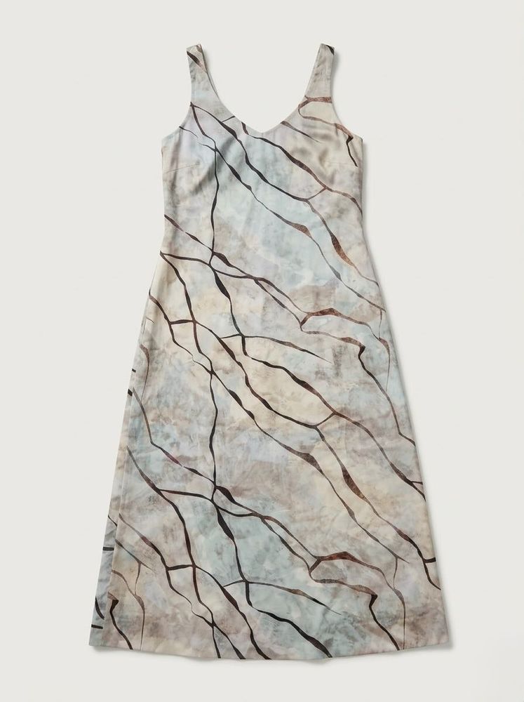 POLO Womens Genevieve Printed Slip Dress