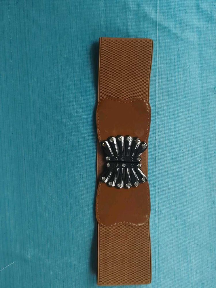 Fashion Elastic Belt with Buckle
