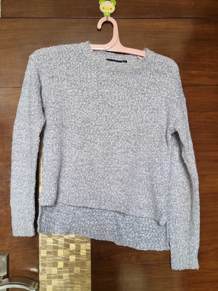 Blue Knit Sweater