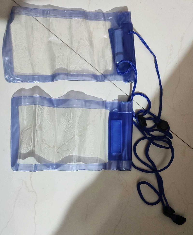 2 Waterproof mobile Pouch Set